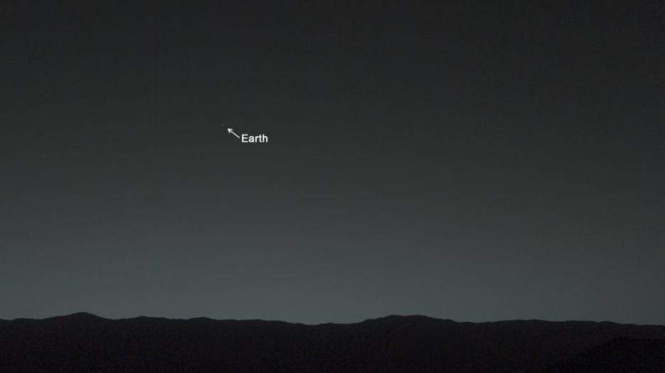 Earth from Mars NASA Curiosity Rover Earth from Mars NASA Curiosity Rover